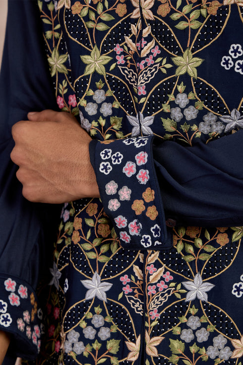 Bloom Nehru Jacket Set