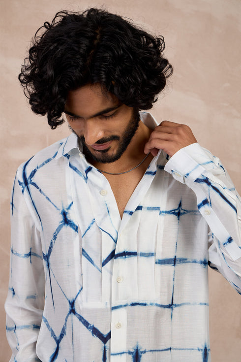 Handicraft Pleated Yoke Shirt