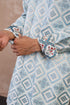 Dice Front Open Edgecut Kurta Set