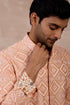 Dice Front Open Edgecut Kurta Set