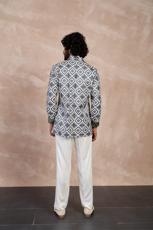 Dice Full Lupi Button Kurta Set