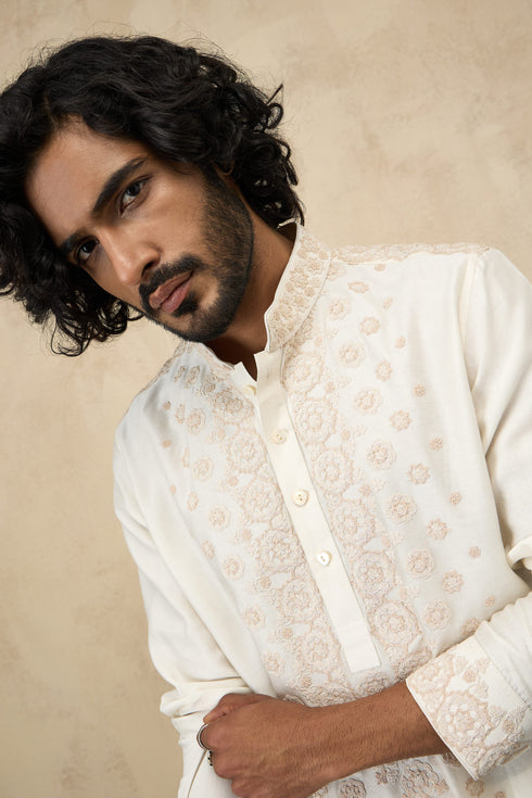 Floral Dori Kurta Set