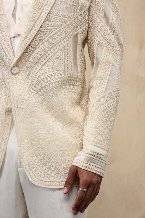 Dori Half Moon Blazer Set