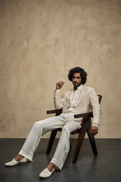 Dori Half Moon Blazer Set