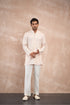 Half Moon Aari Kurta Shirt Set