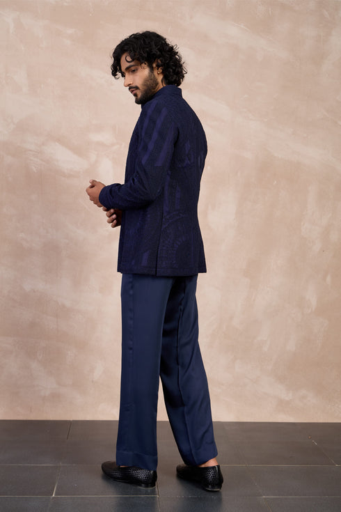 Half Moon Dori Bandhgala Set