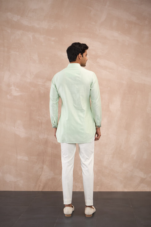 Inara Motif Nehru Jacket Set