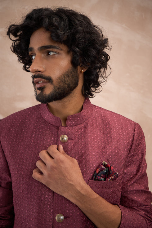 Inara Motif Bandhgala