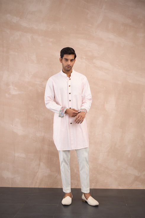 Inara Motif Nehru Jacket Set