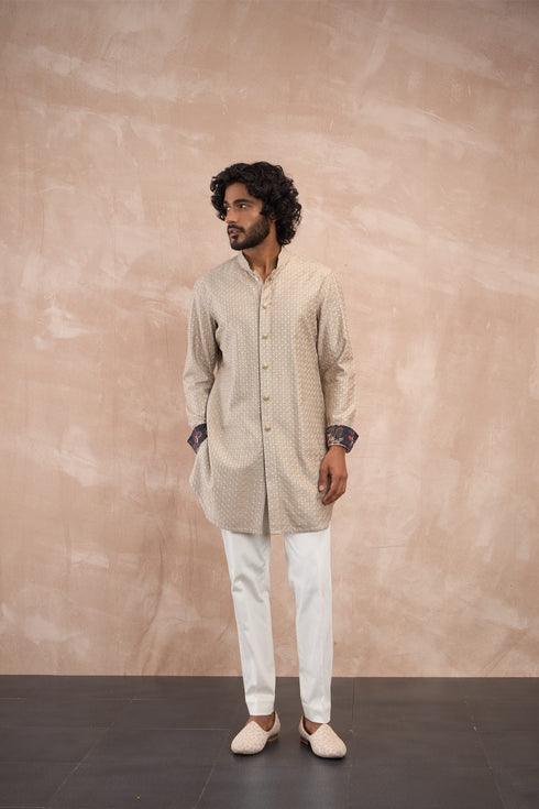 Inara Motif Nehru Jacket Set