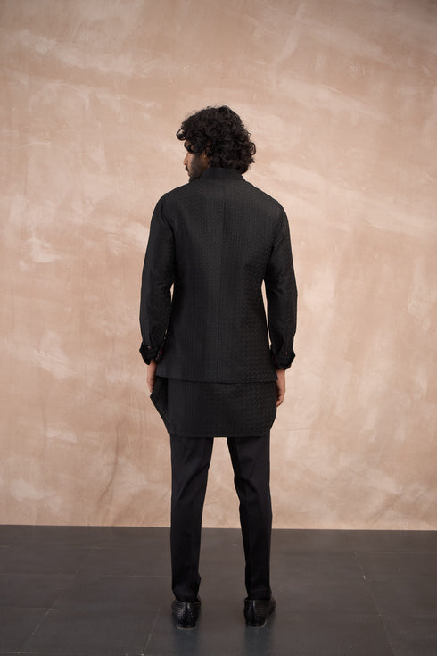 Inara Motif Nehru Jacket Set