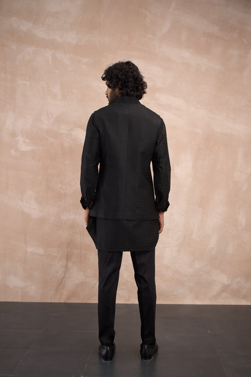 Inara Motif Nehru Jacket Set