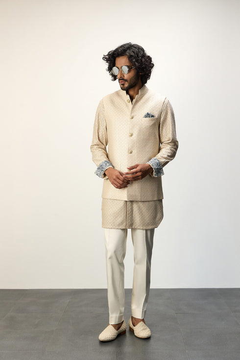 Inara Nehru Jacket+FOE Set