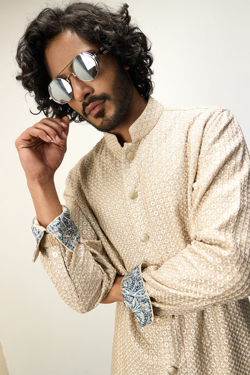 Inara Nehru Jacket+FOE Set