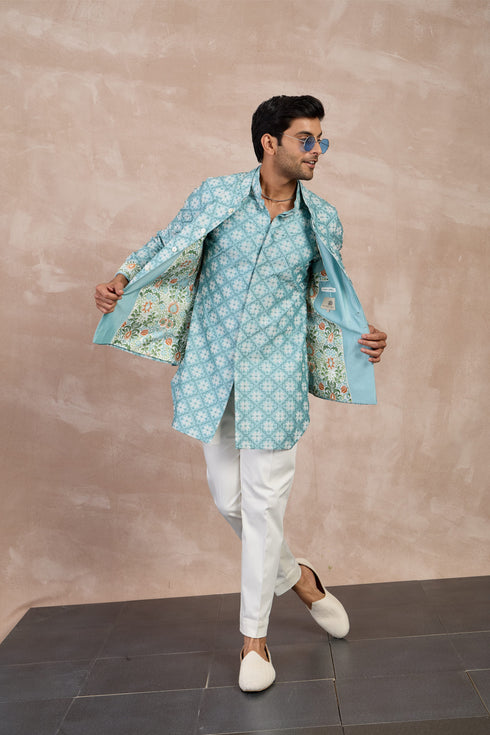 Kairos Nehru Jacket+FOE Set