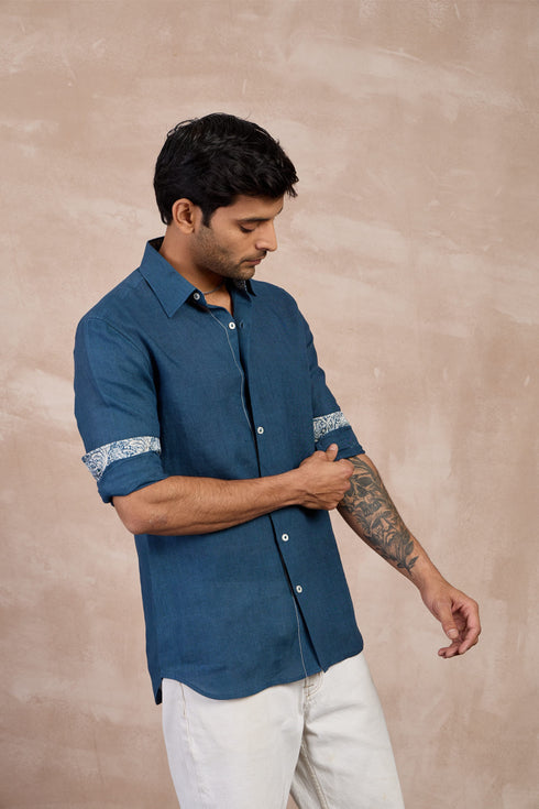 Floret Threads Linen Shirt