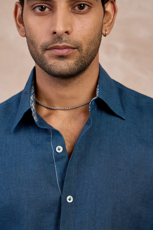 Floret Threads Linen Shirt