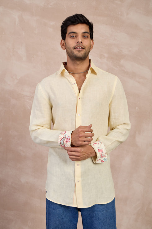 Floret Threads Linen Shirt