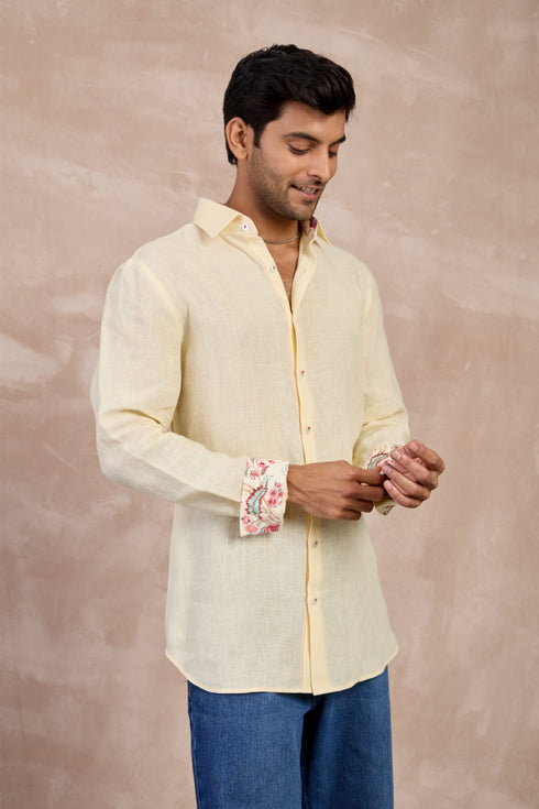 Floret Threads Linen Shirt