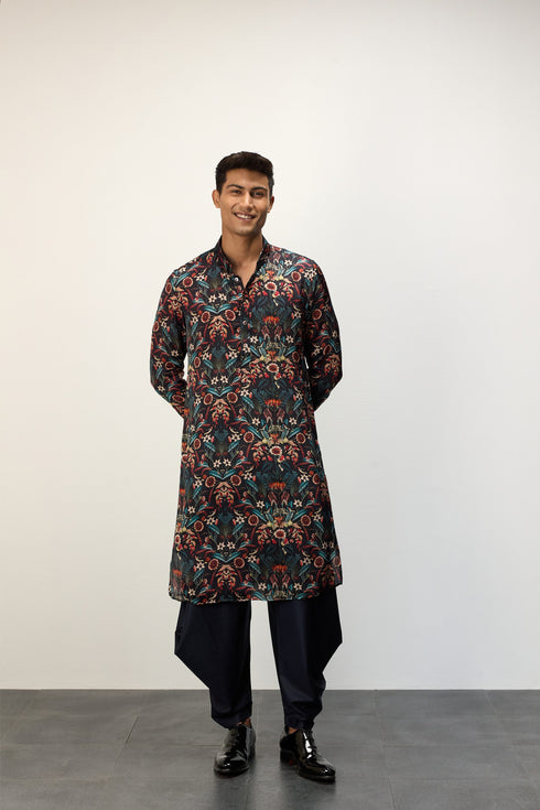 Botenical Blue Kurta Set