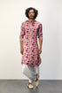 Pink Peonies Kurta Set