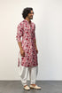Pink Peonies Kurta Set