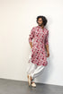 Pink Peonies Kurta Set