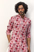 Pink Peonies Kurta Set
