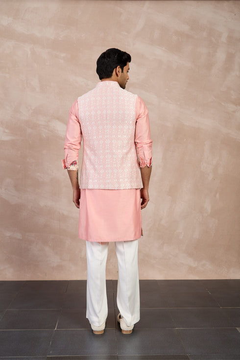Maze Nehru Jacket Set