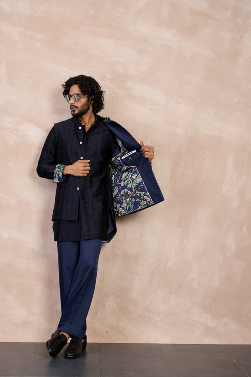 Maze Nehru Jacket FOE Set