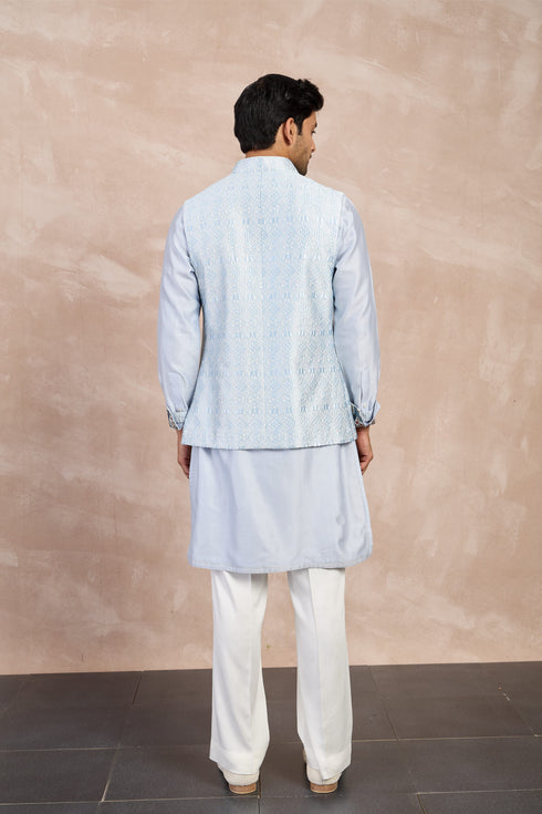 Maze Nehru Jacket Set