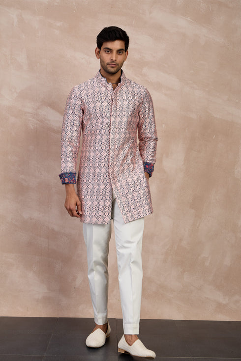 Maze Nehru Jacket FOE Kurta Set