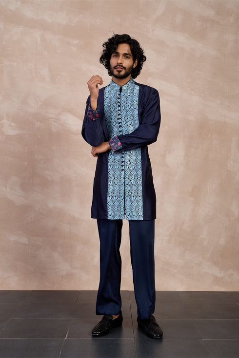 Maze Open Bandhgala Set