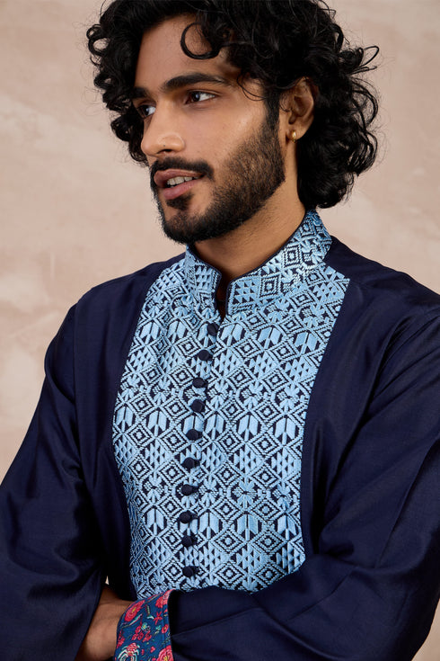 Maze Open Bandhgala Set