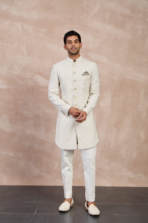 Nerds Edgecut Achkan Set