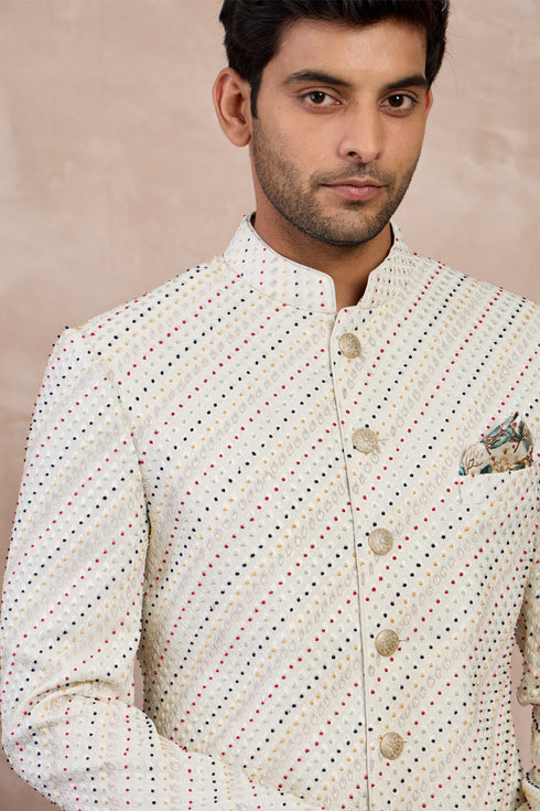 Nerds Edgecut Achkan Set