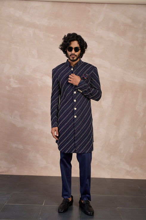 Nerds Edgecut Achkan Set