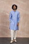 Plain Chanderi Straight Kurta Set