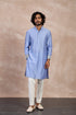 Plain Chanderi Straight Kurta Set