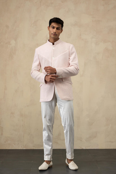 Star Criss-Cross Bandhgala Set