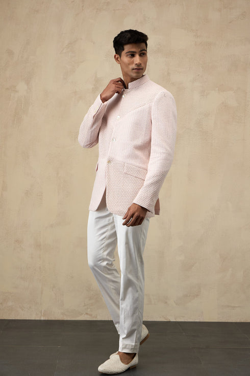 Star Criss-Cross Bandhgala Set