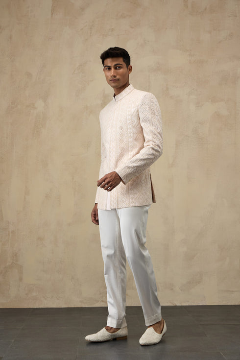 Vertical Dori Bandhgala Set