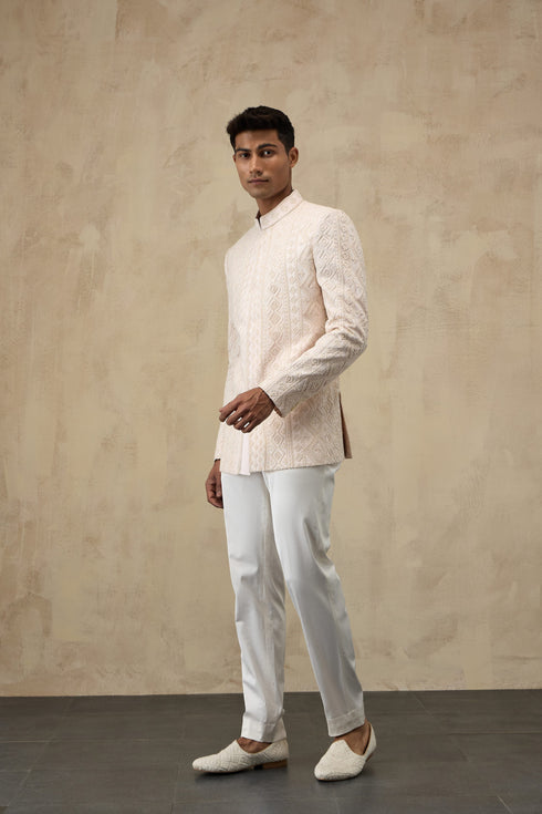Vertical Dori Bandhgala Set