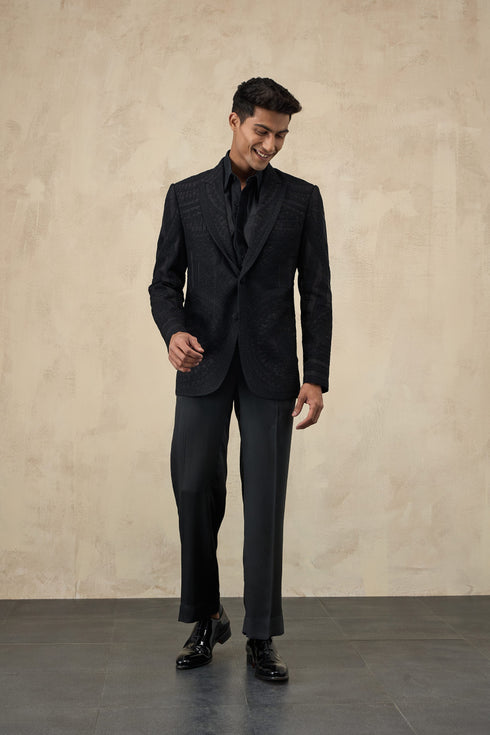 Dori Half Moon Blazer Set