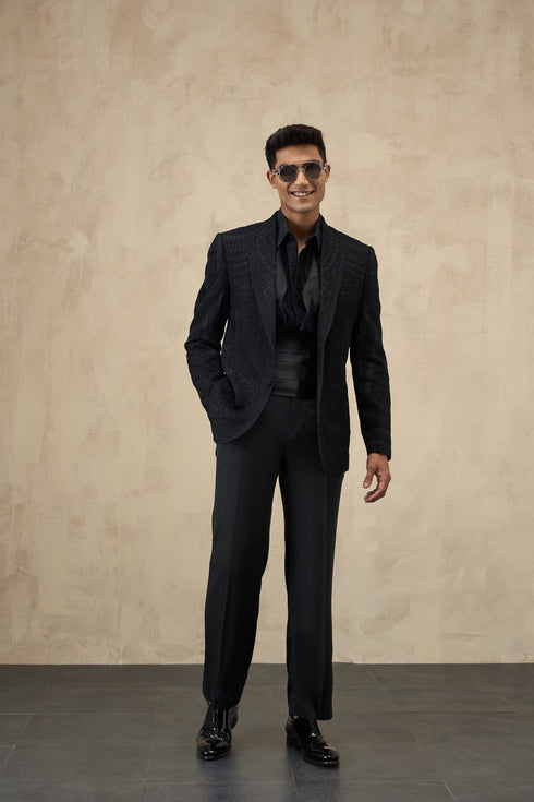 Dori Half Moon Blazer Set