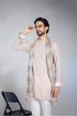 RTW-Chessbaord Shrug with Boat Neck Kurta Set