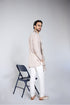 RTW-Chessbaord Shrug with Boat Neck Kurta Set