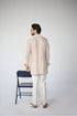 RTW-Chessbaord Shrug with Henly collar Kurta Set