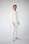 RTW-Poppy Bandhgala with Shirt Collar Kurta Set