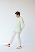 RTW-Squares Bandhgala with Henly False Hem Collar Kurta Set